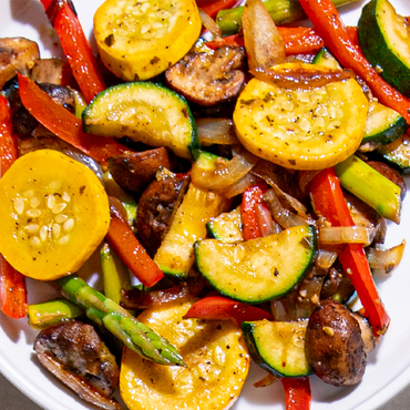 Sautéed Veggies in a Cilantro Lime Sauce